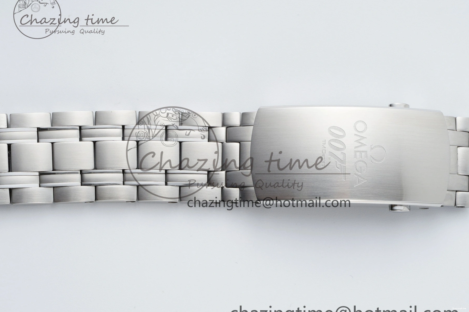 0521 Unisex Seamaster 300M 007 Platinum VSF 1:1 Best Edition Gray Dial on SS Bracelet A 7826